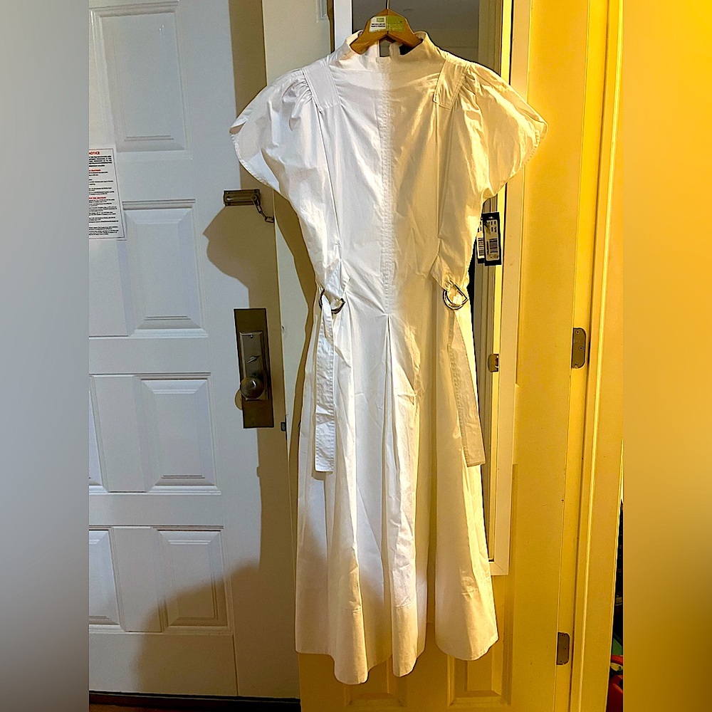 Gracia Italy Mockneck Utility Dress - NWT, size XS-L (adjustable waist)